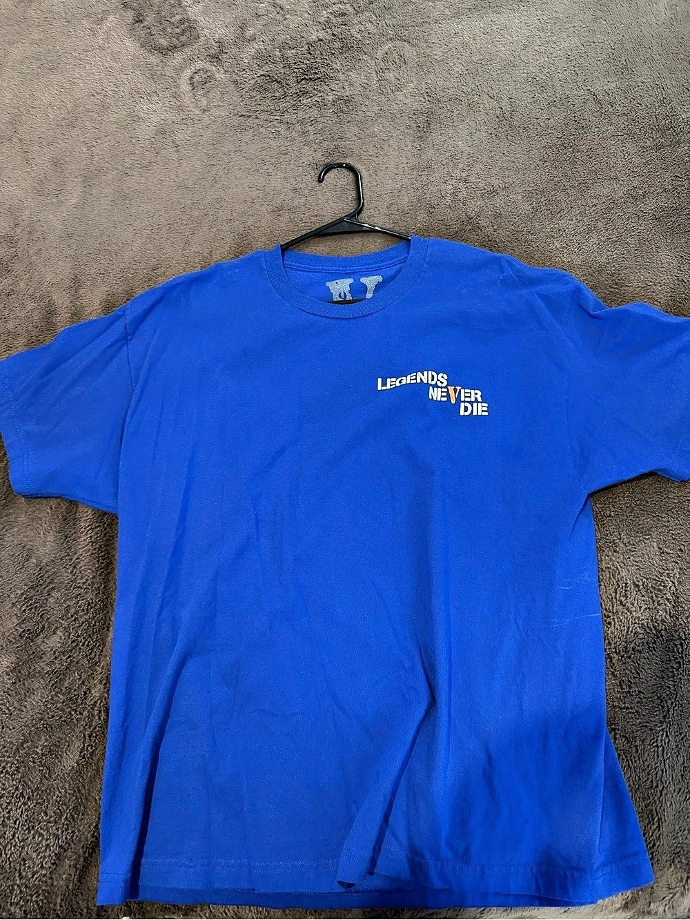 VLONE x Juice WRLD Legends Never Die 999 T-Shirt Blue
